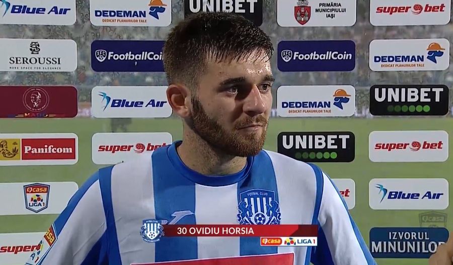 VIDEO | HORŞIA JUBILEAZĂ DUPĂ VICTORIA CU DINAMO. „EI SUNT UN NUME MARE, DAR AM ARĂTAT CĂ PUTEM BATE PE ORICINE”