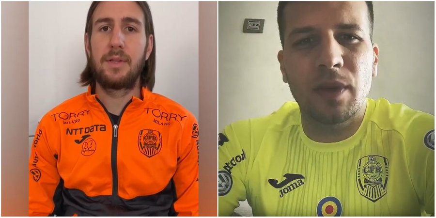 VIDEO | CFR Cluj, mesaj de susţinere pentru români în plină pandemie de coronavirus! Ce au transmis Păun, Ţucudean sau Camora