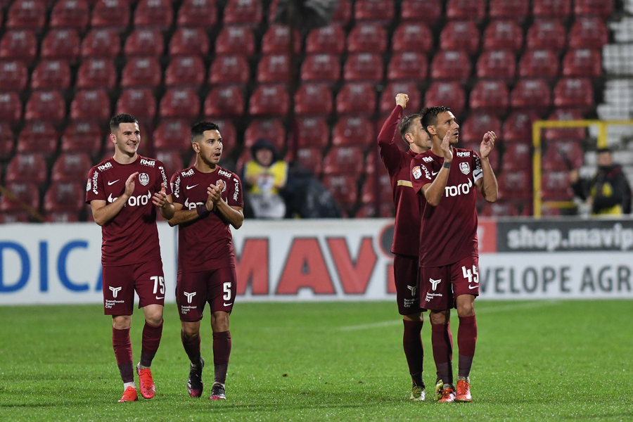 CFR Cluj, misiune facilă cu FCSB. Bălgrădean: "Nu ne gândeam că vom înscrie de patru ori" / Camora: "Echipa a avut suflet, suntem uniţi"