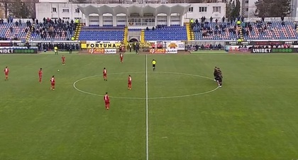 VIDEO | Protest inedit în Liga 1! Au refuzat să joace timp de 40 de secunde. Ce s-a întâmplat la Botoşani - Gaz Metan