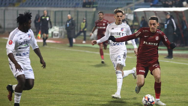 VIDEO | FC Botoşani - CFR Cluj 0-1, în direct pe Prima Sport 1 şi PrimaPlay.ro. Korenica marchează în startul partidei