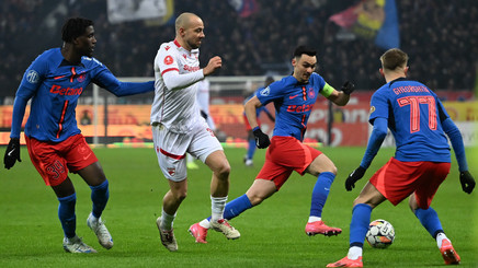 VIDEO | FCSB - Dinamo 1-1, în direct la Prima Sport 1 şi Prima 4K. Alhassan egalează imediat