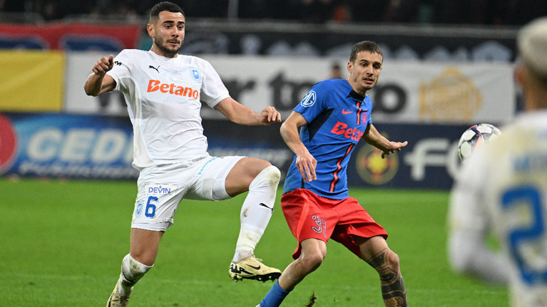 VIDEO | FCSB - Universitatea Craiova 1-0, în direct la Prima Sport 1 şi Prima 4K. Gol de senzaţie semant de Şut