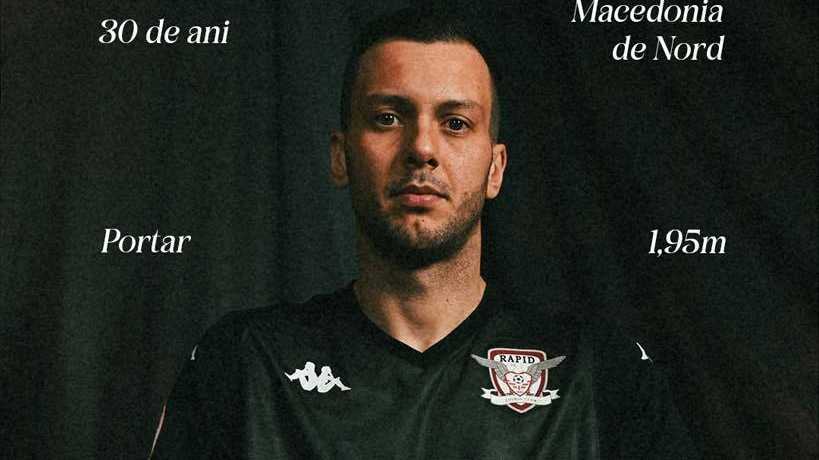 Dejan Iliev, primele cuvinte în tricoul Rapidului: „Atmosfera de aici este cea mai bună în care am jucat vreodată”