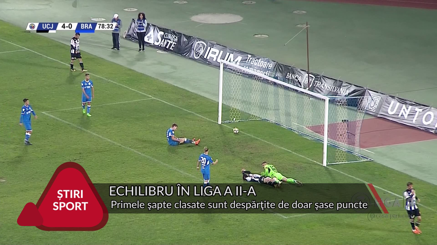 VIDEO | ECHILIBRU ÎN LIGA A DOUA. PRIMELE ŞAPTE FORMAŢII, DESPĂRŢITE DE DOAR ŞASE PUNCTE