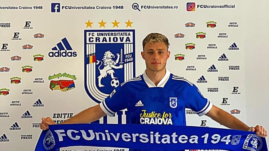 Încă un transfer bifat de FC U Craiova. Trupa lui Mititelu a adus un fotbalist belgian