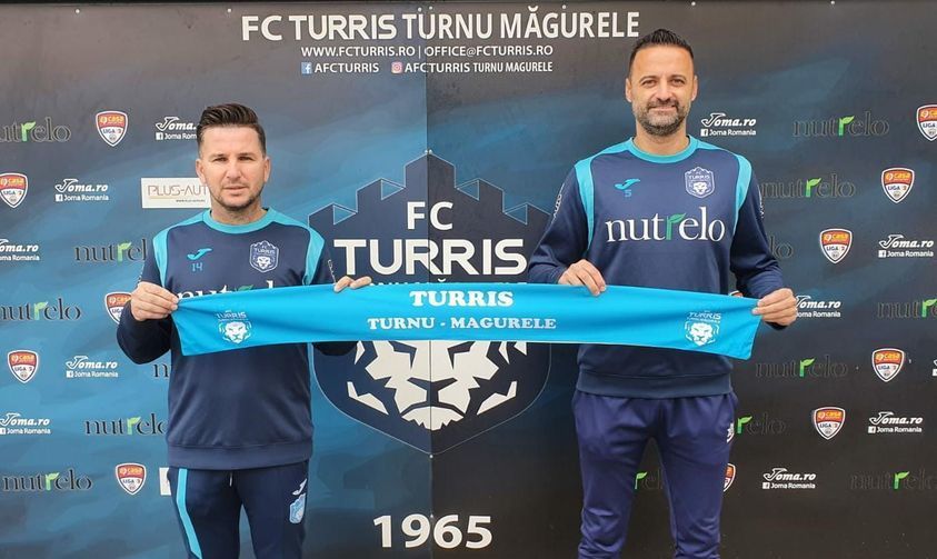 Laurenţiu Diniţă şi Răzvan Stanca, în staful echipei Turris Turnu Măgurele. Eugen Trică a fost numit ”principal”