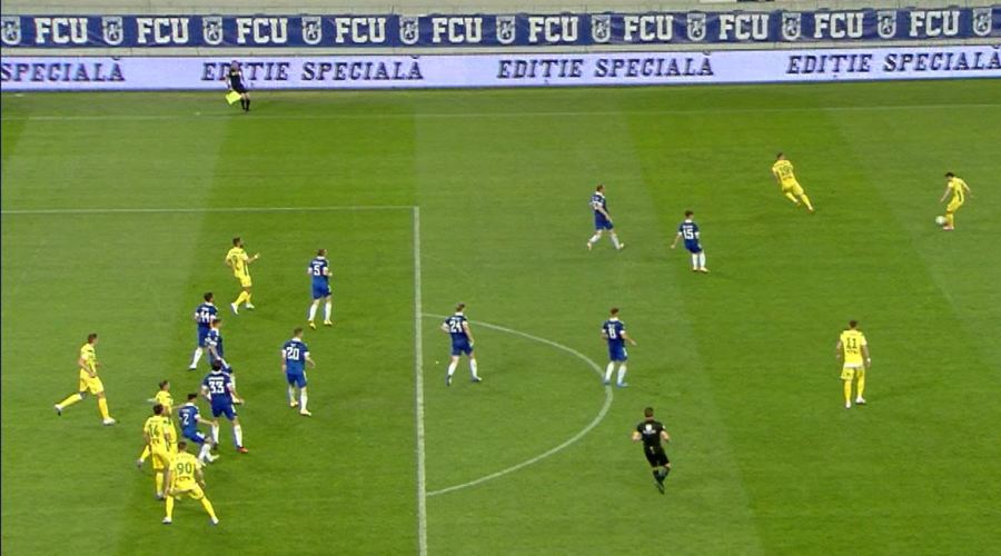VIDEO | O fi adormit arbitrul asistent? Ofsaid imens la golul doi reuşit de Mioveni la Craiova, în play-off-ul Ligii 2