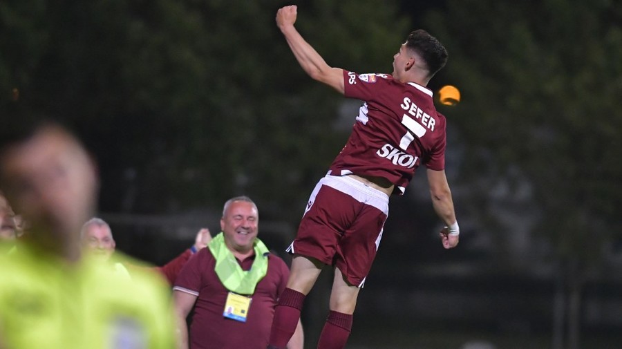 VIDEO | Eurogolul lui Sefer a decis meciul dintre Rapid Bucureşti şi ASU Poli Timişoara. Giuleştenii sunt cu un picior în Liga 1