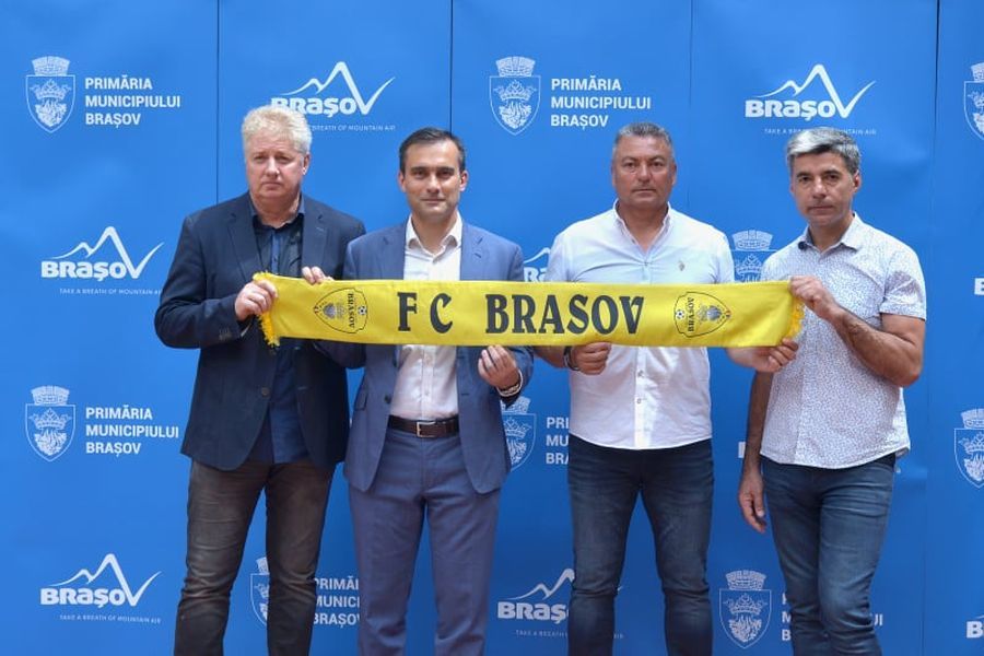 Ilie Stan şi Ioan Mărginean, prezentaţi oficial la FC Braşov - Steagul Renaşte