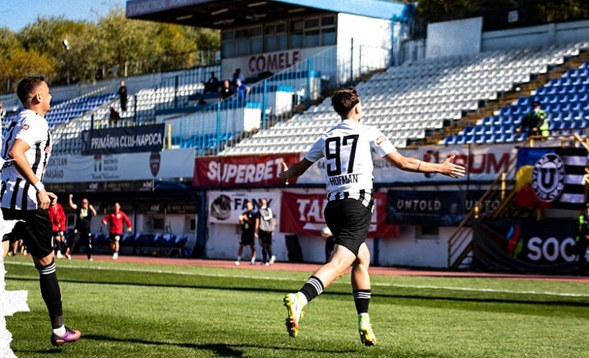 VIDEO | ”U” Cluj - Unirea Slobozia 2-0. Ardelenii urcă considerabil în clasament
