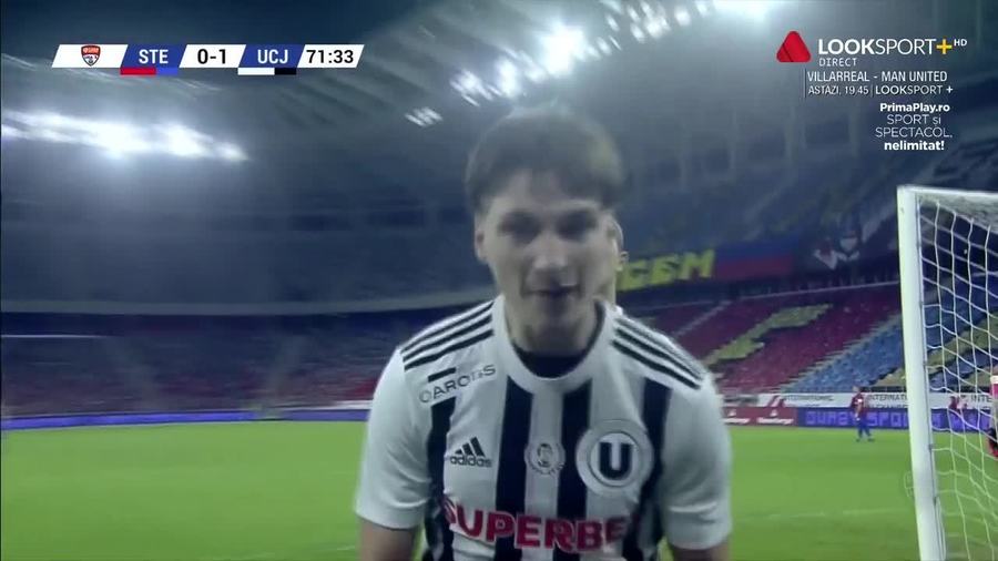 VIDEO | „U” Cluj a obţinut o victorie deosebit de importantă în Ghencea, contra CSA Steaua!
