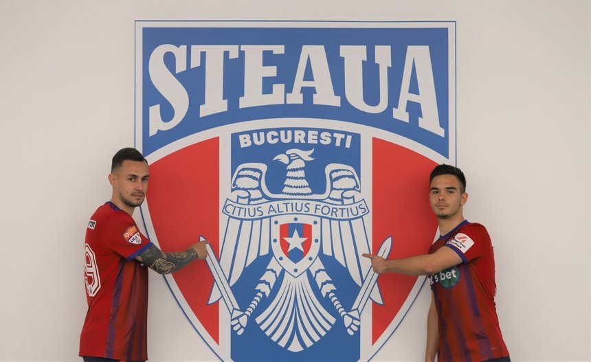 OFICIAL | CSA Steaua a transferat doi atacanţi. Unul din ei e fiul lui Narcis Răducan