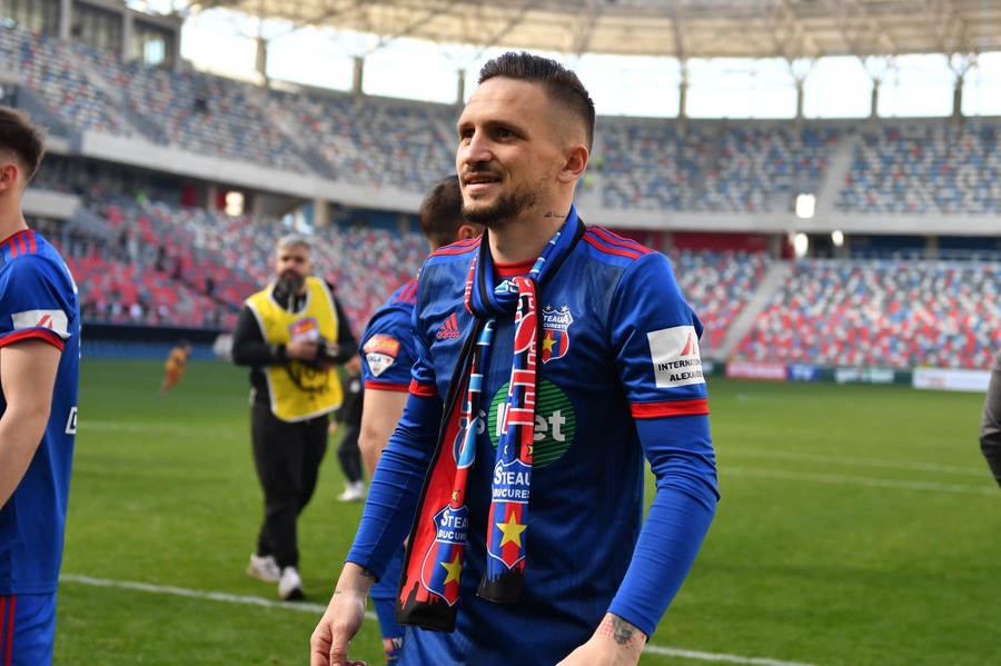 CSA Steaua s-a despărţit de unul din cei mai vechi jucători. ”Îmi e cam greu să-mi găsesc cuvintele”