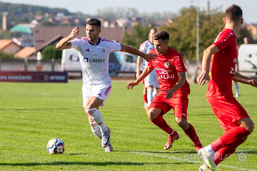 VIDEO | SCM Zalău - Oţelul Galaţi 1-4. Moldovenii şi-au respectat statutul în faţa formaţiei din Liga 3