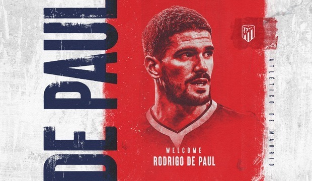 OFICIAL | Rodrigo de Paul, transferat de Atletico Madrid cu 35 de milioane de euro