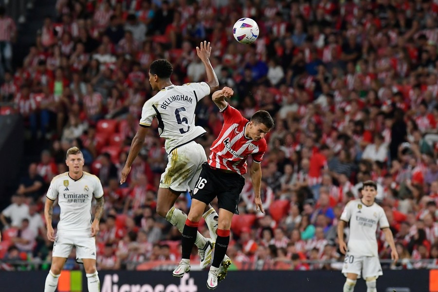 VIDEO | Athletic Bilbao - Real Madrid 0-2. Jude Bellingham a marcat la debutul în La Liga şi madrilenii s-au impus pe ”San Mames” fără mari emoţii 