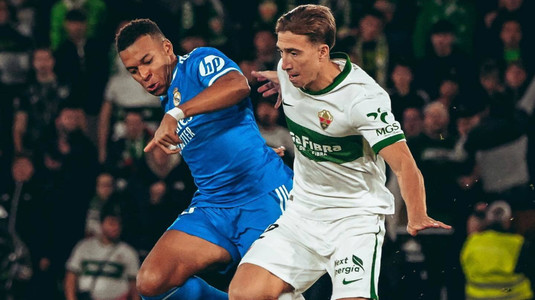 VIDEO | Elche - Real Madrid 2-2. Puncte preţioase pierdute de ”galactici”