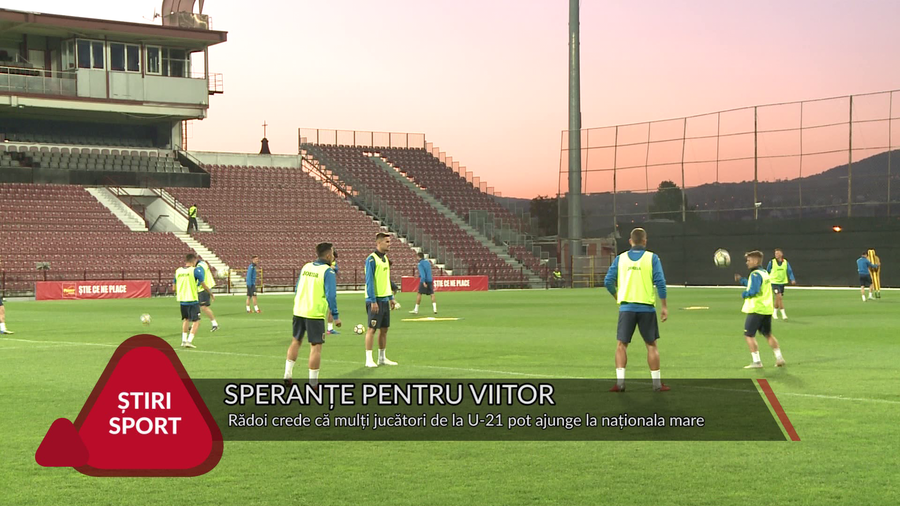 VIDEO | SPERANŢE PENTRU VIITOR DE LA U-21. RĂDOI: ”FOARTE MULŢI POT FACE PASUL CĂTRE NAŢIONALA MARE”