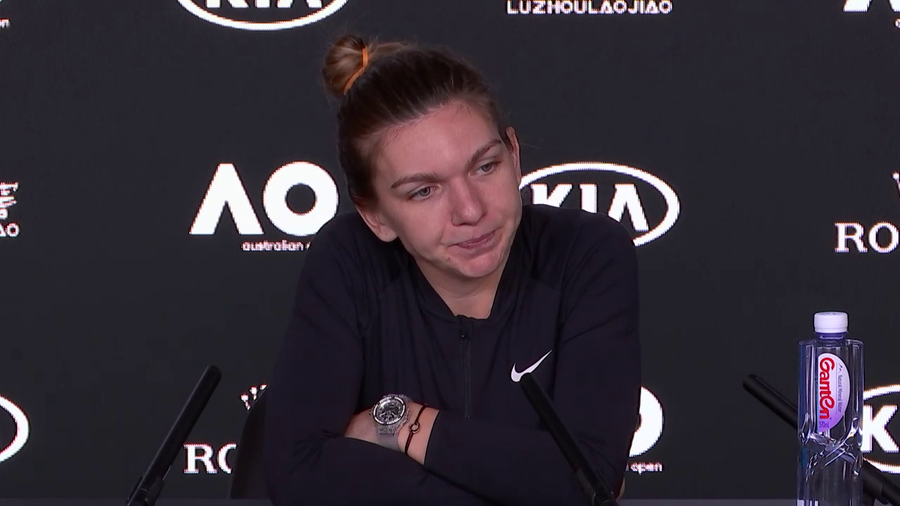 VIDEO | HALEP A PIERDUT DRAMATIC ÎN FAŢA SERENEI: "ÎN PRIMUL SET, AM SIMŢIT CĂ SUNT LOVITĂ DE TREN"