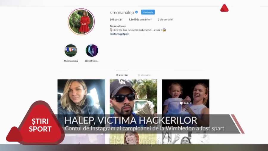 VIDEO | HALEP, VICTIMA HACKERILOR