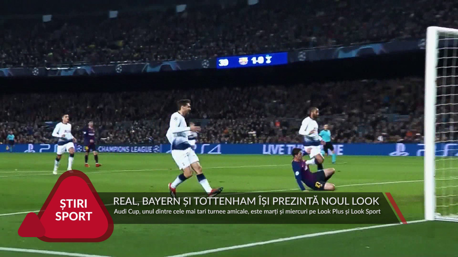 CEA MAI TARE COMPETIŢIE AMICALĂ A VERII E PE CANALELE LOOK! REAL, BAYERN ŞI TOTTENHAM VOR FI LA START