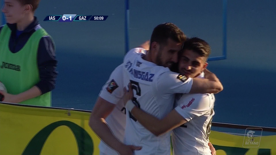 VIDEO | GAZUL E PE VAL. A BĂTUT IAŞIUL ÎN COPOU ŞI E LIDER ÎN PLAY-OUT