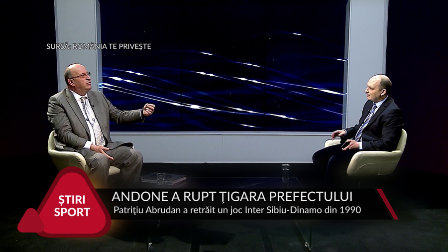 VIDEO | AMINTIRI ULUITOARE DE LA UN MECI PIERDUT DE DINAMO LA SIBIU: "ANDONE I-A RUPT ŢIGARA PREFECTULUI"