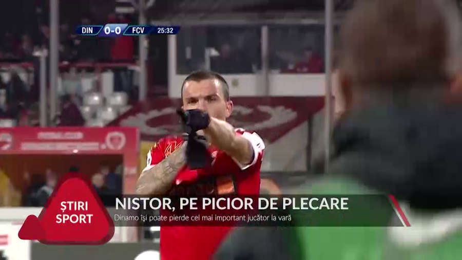 VIDEO | NISTOR, APROAPE DE O DESPĂRŢIRE DE DINAMO. SUMA MODICĂ CERUTĂ DE CLUB