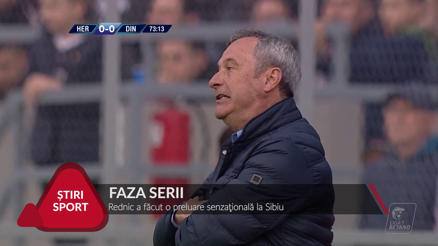 VIDEO | LA HERMANNSTADT-DINAMO, SPECTACOLUL NU A VENIT DE PE TEREN. VEZI FAZA GENIALĂ A LUI REDNIC