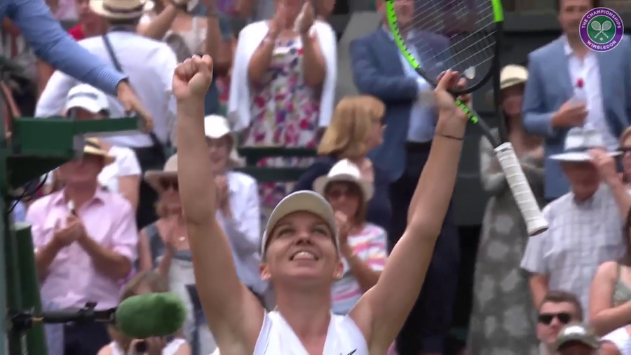 VIDEO | PERFORMANŢĂ URIAŞĂ PENTRU HALEP. S-A CALIFICAT ÎN PREMIERĂ ÎN FINALĂ LA WIMBLEDON