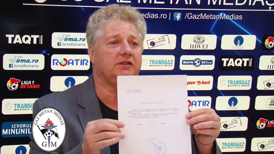 VIDEO | VESTE BUNĂ PENTRU FANII LUI GAZ METAN! CLUBUL VA IEŞI DIN INSOLVENŢĂ