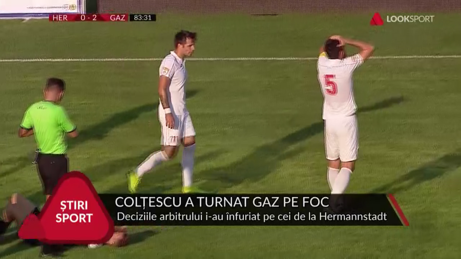 VIDEO | HERMANNSTADT, REACŢII DURE LA ARBITRAJUL LUI COLŢESCU: ”DACĂ DERANJĂM, SĂ NE SPUNĂ”