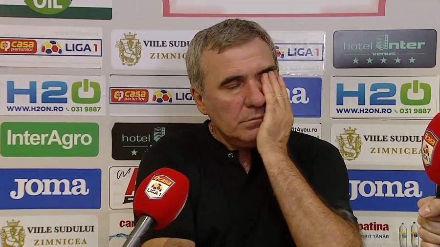 VIDEO |HAGI, ÎNFURIAT LA CULME. SEMIEŞECUL CU ASTRA A UMPLUT PAHARUL