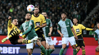 Borussia Dortmund s-a impus la Bremen şi se apropie de podium