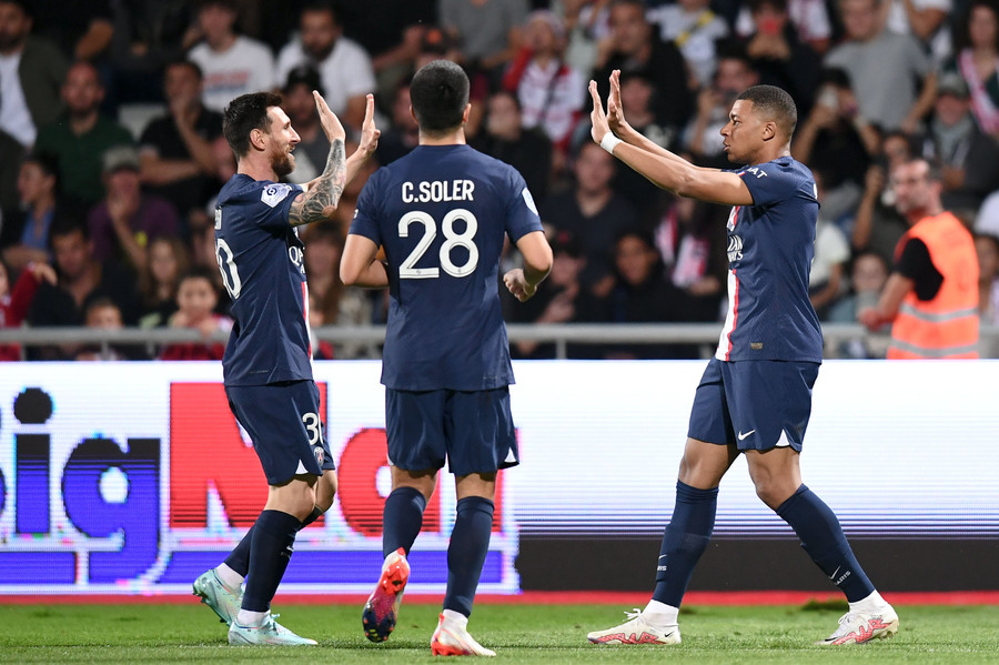 VIDEO | Fază de PlayStation. Messi şi Mbappe, moment genial în Ajaccio - PSG 0-3
