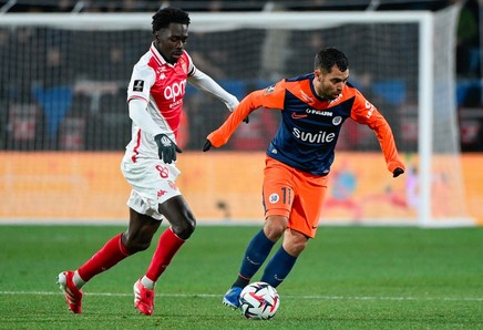 Montpellier a învins pe AS Monaco, într-un meci întrerupt de muzică tehno