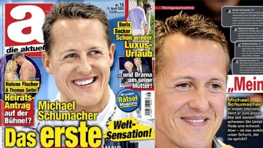 Familia lui Schumcher va da în judecată Die Aktuelle, care a publicat un interviu fals cu starul din F1, generat de AI