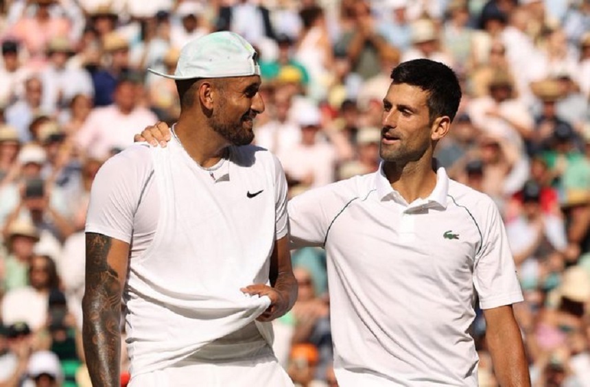 Djokovic către Kyrgios, după finala de la Wimbledon. ”Nu am crezut că o să spun atât de multe lucruri frumoase despre tine”