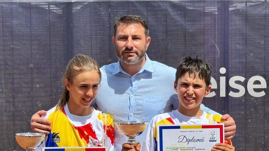 Tenis de viitor: noii campioni naţionali la U12 sunt şi colegi de bancă!