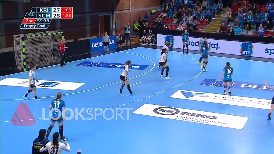 VIDEO | Krim Ljubljana - SCM Râmnicu Vâlcea 28-28. Campioana României e aproape calificată în sferturile Ligii Campionilor