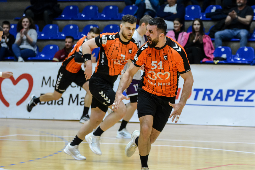 Minaur Baia Mare, prima echipă calificată în sferturile Cupei României la handbal