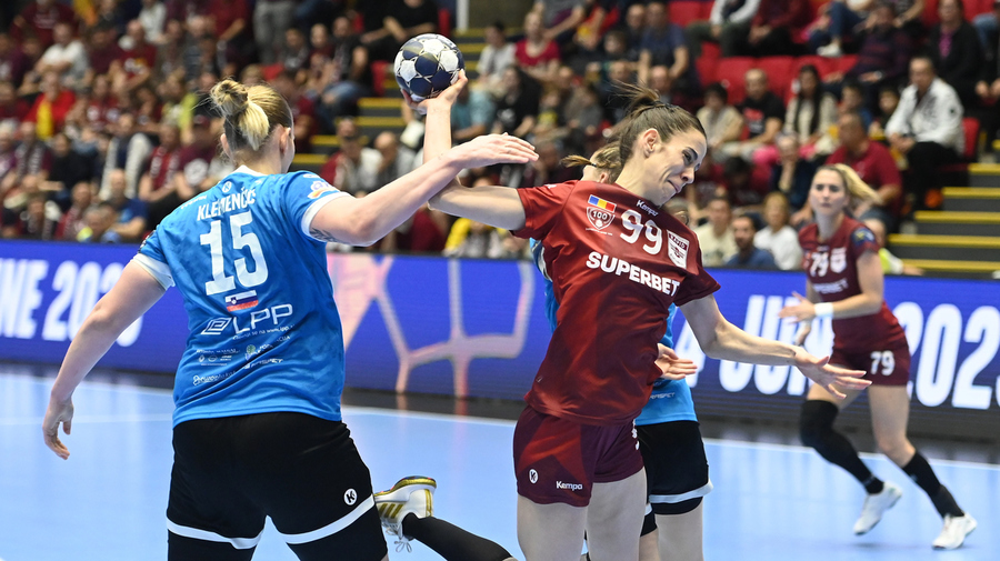VIDEO | Krim Ljubliana - Rapid 25-24. Formaţia bucureşteană a pierdut un meci pe care l-a condus aproape în permanenţă