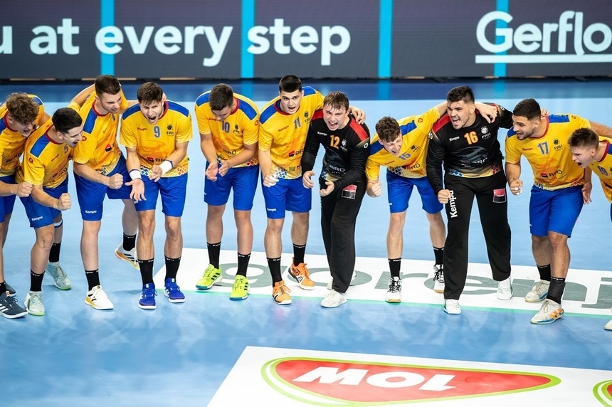 Handbal masculin | România, victorie cu Cehia în ultimul meci din grupă de la CE de tineret