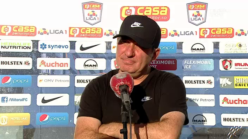 Gică Hagi, nemulţumit şi după victoria cu Dinamo. „Ne mai trebuie puţin volum, dar când să-l facem, dacă jucăm din 4 în 4 zile?”