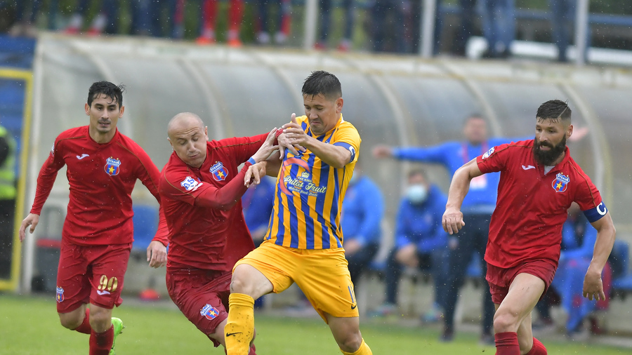 VIDEO | CS Afumaţi - CSA Steaua 1-2. ”Militarii” obţin mult visata promovare, la capătul unui meci marcat de o ploaie torenţială 
