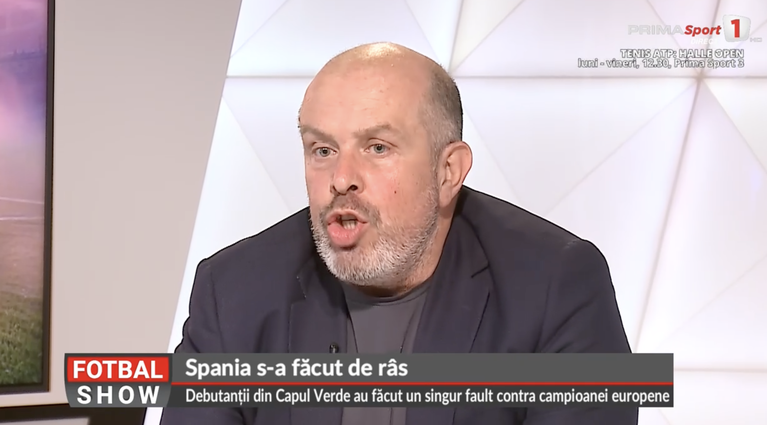 Bogdan Cosmescu, discurs manifest după remiza albă dintre Spania şi Capul Verde: ”O mizerie! Ăsta nu e fotbal. Sper să ia 16 goluri la următorul meci” | VIDEO EXCLUSIV