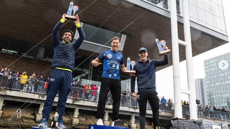 Constantin Popovici a câştigat prima etapă în Red Bull Cliff Diving World Series