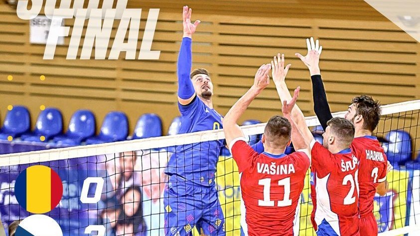 România, înfrângere cu Cehia la volei masculin, în al doilea meci amical disputat la Braşov 