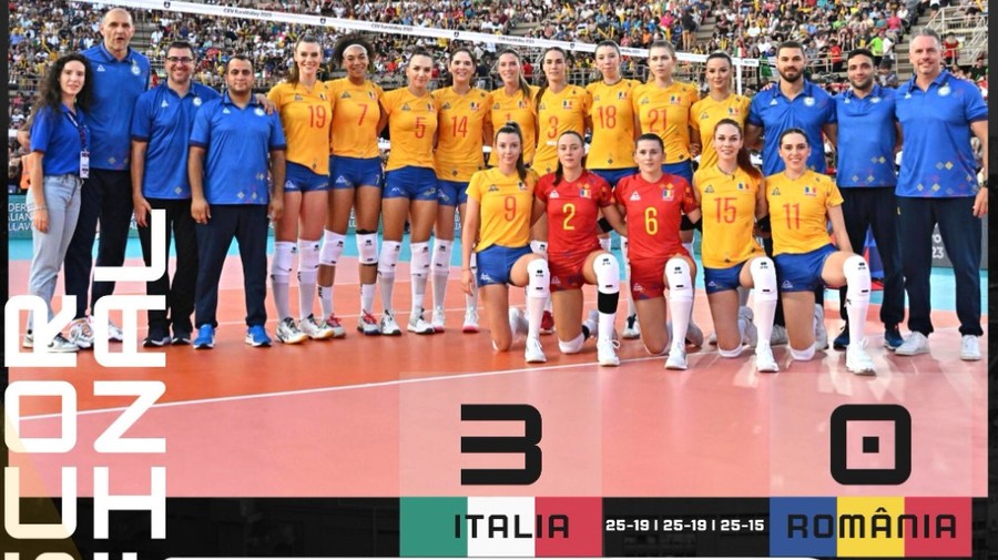 România, înfrângere cu Italia, în meciul de deschidere la Campionatul European de volei feminin 
